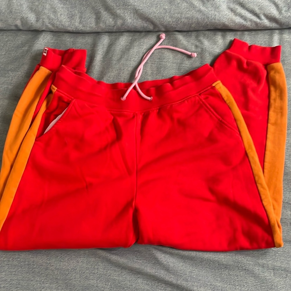 Lego for Target red/orange sweatpants size L
